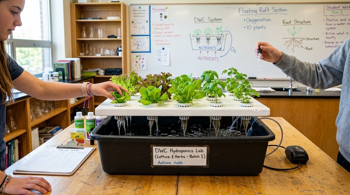 Classroom Hydroponic System (Easy STEM Project)