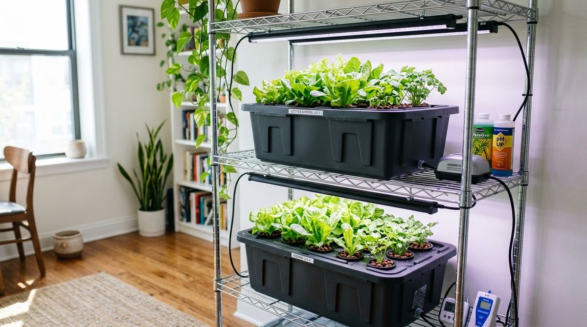 Indoor Shelf DWC Space Saver