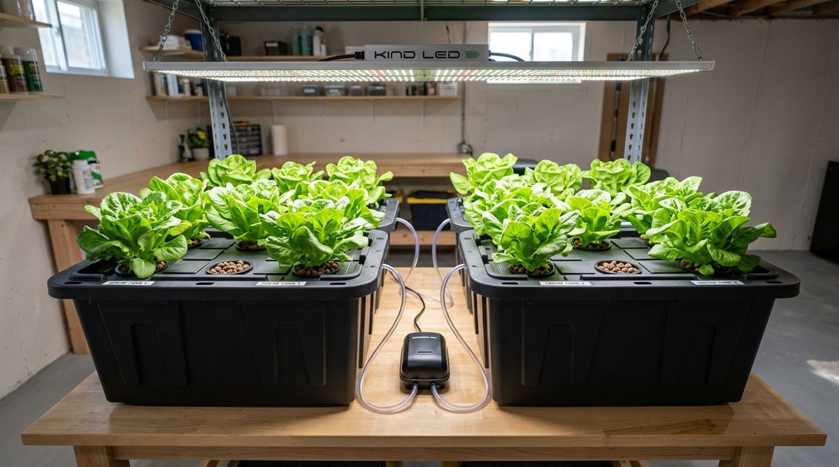 DWC 18-Plant Storage Tote System