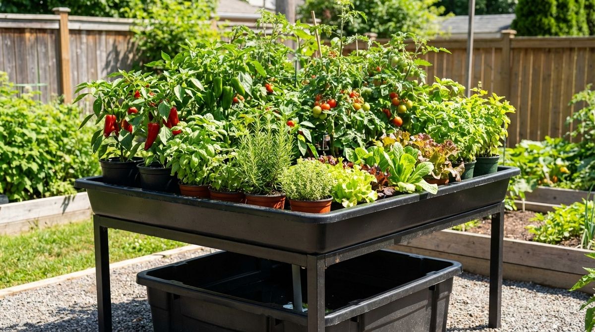 Ebb & Flow Outdoor Veggie Bed