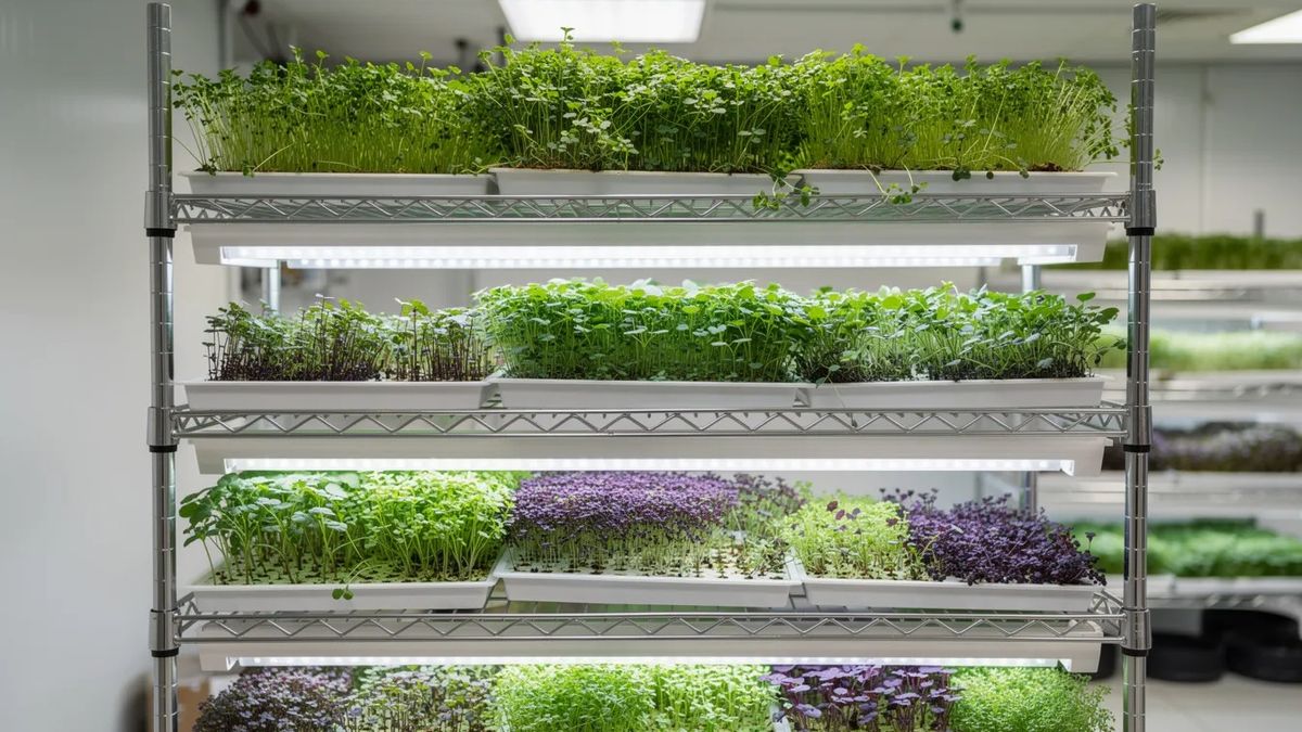 NFT Microgreens Production Rack